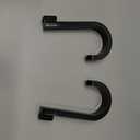 8 Pack Black J Shed Storage Hooks Storage Hooks Compatible with Lifetime Sheds Shed Accessories Organization Parts Hanging Home Office Garage Bathroom Dressing Rooms Wall-Mounted Coat Racks