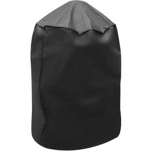 Mr. Bar-B-Q Universal Fit Kettle BBQ Grill & Smoker Cover, Round Barbecue Grill Covers, Heavy Duty Waterproof Smoker Cover (27.5 Diameter x 35 Tall)