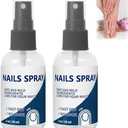 Nail Spray, Toe Nail Care Treatment Spray, Keeps Feet Fresh & Dry All Day for All Nail Types, 2 PCS