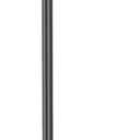 Gatco 1431MX Modern Square Base Toilet Paper Holder Stand, Matte Black, 22.25"H