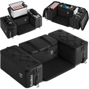 Multi-Purpose ATV Storage Bag Set | Padded, Reinforced Boxes | Fits Any ATV | Rear Seat Backrest | 3 Bags 18x9x10.2 inches Each | Essential Four Wheeler ATV Accessories, RRM-FATVB-001_N