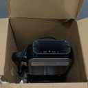 Ninja BW1001 NeverStick PRO Belgian Waffle Maker, Vertical Design, 5 Shade Settings, with Precision-Pour Cup & Chef-curated Recipe Guide, Black & Silver