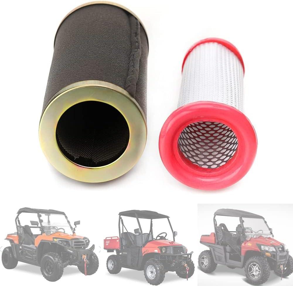 Hisun UTV 400 Air Filter Compatible For Coleman Hisun UTV 250, 400, 450, 800, Strike 550, Sector 1000, Sector 1000 crew, Massimo, UT400, BenncheNot for T-Boss/Buck