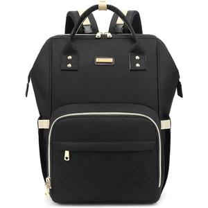 Diaper Bag Backpack, Diaper Bags for Baby Girls Boys, Baby Bags for Moms Dads, Nappy Changing Bag with Insulated Pockets,Multi-functional Waterproof Backpack with Stroller straps-Black