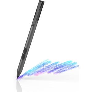 Stylus Pen for HP with 1024 Pressure Sensitivity & 2500hr Battery Life - Digital Pen for HP Envy x360/Spectre 15/Pavilion 2-in-1 Laptops - Windows 11/Chrome OS Palm Rejection Technology (black)