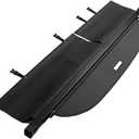 CARORMOKE Retractable Cargo Cover Compatible with 2019-2023 Jeep Cherokee Trunk Cover Black (NOT FIT for GRAND CHEROKEE. Upgrade Version: Including a Small Flap)