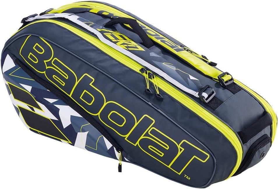 Babolat RHX6 Pure Aero Grey Yellow White Tennis Racquet Bag