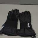 devembr Snowboarding Gloves with Wrist Guards, Ski Gloves Touchscreen (Small, Black)