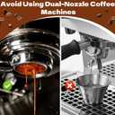 2-pack XL Espresso Cooling Balls, Stainless Steel Iced Coffee Coolers, Suitable for Cooling Espresso, Safe Materials, Enhances Coffee Flavor