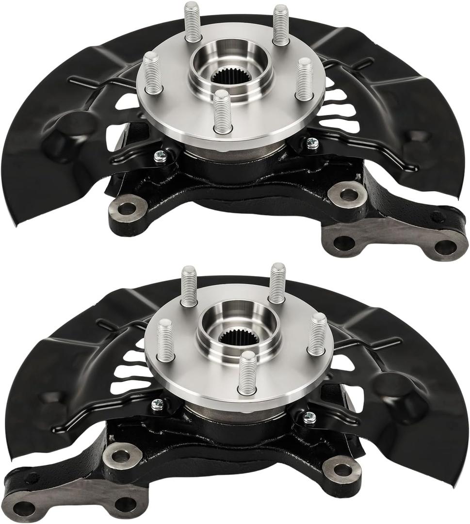 KAX 2PCS Front Steering Knuckle & Wheel Bearing Hub Assembly Fit for Toyota Camry 2012-2017, Passenger and Driver Side Replaces 698-382 698-383