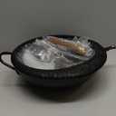 Nonstick Wok, 13-Inch Carbon Steel Wok Pan with Glass Cover, Woks & Stir-Fry Pans for Induction, Electric, Gas, Halogen, All Stoves