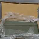 ZICOTO Decorative Storage Boxes with Lids  Set of 2 Beautiful PU Leather Organizer Bins for Your Bookshelf Home Decor - Safely Store Photos, Documents and Memory Box Keepsakes in Style (Sage)