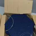 ZenSonic 12 Pack Self-adhesive Sound Proof Foam Panels for Walls 12" X 10" X 0.4" - Hexagon Acoustic Panels with Fiber Optic Starlight, Stylish Soundproof Wall Panels Absorb Noise and Wall Decor Blue