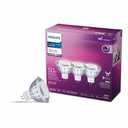 Philips 50W equivalent MR16 LED Light Bulb, Dimmable, Bright White (3000K), 3-pack |