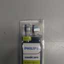 Philips Sonicare W DiamondClean - Genuine Replacement Electric Toothbrush Heads, Black, Pack of 2, HX6062/95