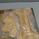 Sintuff 2 Pcs Cute Shaped Bamboo Serving Tray Charcuterie Board Party Supplies Natural Wooden Snack Platters Gifts Wood Candy Dish Bowl for Housewarming Party (10 x 9.8 in, 12 x 5.9 in,Paw)