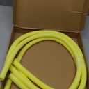 PATIKIL 4 Pcs Pipe Insulation Foam Tube, Heat Preservation Foam Pipe Tubing Covers 3/8" (10mm) ID x 3.3FT x 13/16" OD for Handle Heat Water Pipe Freeze Protection, Yellow