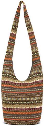 Women Shoulder Handbags Fashion canvas Hippie Crossbody Bags Bohemian Animal Prints Hobo Bags