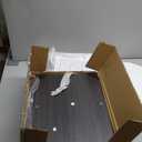 VASAGLE C-Shaped End Table, Small Side Table for Couch, Sofa Table with Metal Frame for Living Room, Bedroom, Bedside, Ebonized Oak and Black