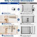 Short Dog Gate with Cat Door，Extra Wide All Metal Dog Gate 18"-36'' Wide