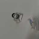 Amerock | Cabinet Knob | Clear/Black Bronze | 1-3/8 inch (35 mm) Length | Glacio | 1 Pack | Drawer Knob | Cabinet Hardware