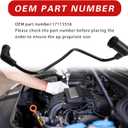 1 PC Car Fuel Pressure Vacuum Hose, 17113556, Hose for 4.8L 5.3L 6.0L Engine, Compatible with GMC Chevrolet Silverado Series (Black)