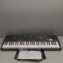 RockJam 61-Key Compact Keyboard Piano with LED Display, Keynote Stickers & Lessons