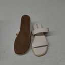 Kensie White Sandals with Adjustable Straps and Padded Footbed Size 8