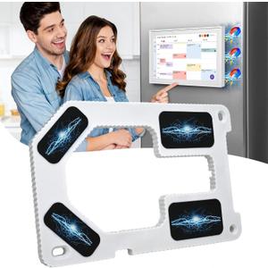 Magnetic Fridge Mount for 15" Skylight Calendar, 8 Strong Magnets 20-lb Scratch-Guard Silicone Pads Stand Compatible with Skylight Calendar 15 inch Accessories
