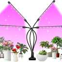 bseah Grow Light Plant Lights for Indoor Plants, Clip on with 3/9/12 H Timer, Full Spectrum Growing Lamp for Seed Starting (with AC Adapter)