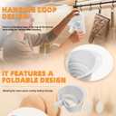 Foldable Flour Funnel for Kitchen Aid Mixer, Food-Grade Silicone Funnel, Stand Mixer Kitchen Funnel, Easy to Operate, Dishwasher Safe