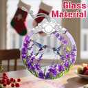 Stained Glass Ornament, Christmas Ornament, Hanging Ornaments for Home Decor & Christmas Tree Ornaments – Exquisite Holiday Decor, Xmas Gifts & Holiday Present - Hummingbirds
