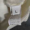 Women's Bow Print Sweaters V Neck Lightweight Sweater Long Sleeve Pullovers Knit Top, L