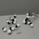 Battery Operated String Lights for Marquee Light Up Letters Numbers LED 10-Bulb White Indoor Outdoor Cool White Light Bulbs Bedroom Wall Christmas Decor Wedding Birthday Party Decorations, 2PCS