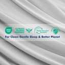 Elegear Silver Infused Cooling Pillow Cases for Hot Sleepers, Clean Fabric Cooling Pillowcase Q-Max>0.5, Soft Silky Pillowcases for Hair & Skin, Summer Zipper Pillowcase Cover Set of 2-Standard, Gray