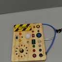 Grarain Busy Board for Toddlers - Montessori Educational Toy for 1-3 Year Old Boys & Girls | Travel-Friendly Sensory Learning Activity | Ideal for Kids with Autism(Clocks Busy Board)