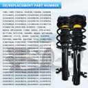 Front Shock Strut Assembly Left & Right Compatible with Mini Cooper 2007–2015 — Replace OE# 31316780471/31316780472