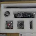 52 Inch Ceiling Fan No Light - Outdoor Indoor Flush Mount Low Profile DC Motor Fan with Remote and APP, 5 Blades Reversible Silent Fan for Patio, Bedroom, Living Room, Garage Black