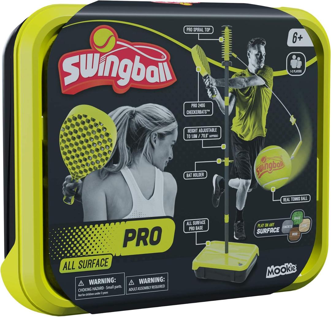 Swingball Tennis All Surface Game (Black & Yellow Swingball)
