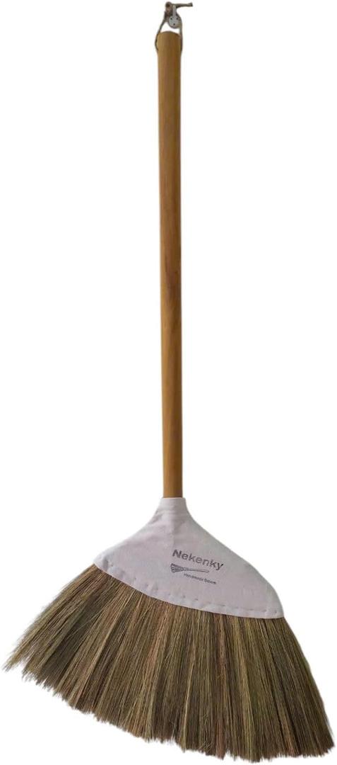 Traditional Vietnamese Handmade Broom, Durable, Perfect for Home use or as a Unique Wedding Gift, 42 inches Long.