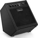 Asmuse Electric Drum Amp 35W, Mini Bluetooth Amp for Electric Guitar Drum Keyboard Piano for Home Practice, Protable Electronic Drum Amplifier Speaker with Monitor 3 Band EQ