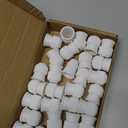 Shappy 30 Pieces Coupler Piping Bag Plastic Standard Couplers Cake Decorating Pipe Tip for Frosting Icing Nozzles (1.2 x 1 Inch)