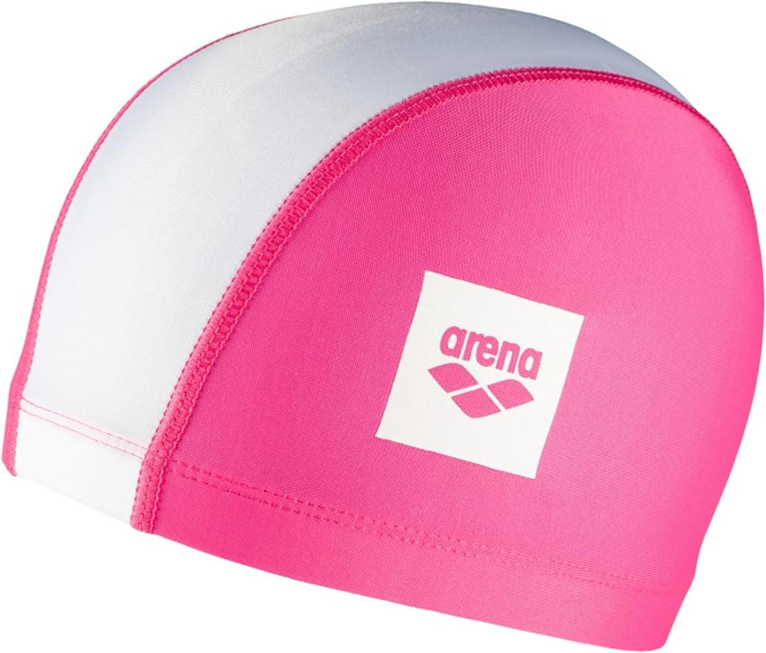 ARENA arena Kids' Junior Unix II Swim Cap (Pink/White)