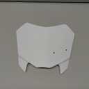 Motorcycle CRF50 Front Number Plate Compatible with Honda CRF 50 2022 Model - Plastic Name Fender, Dirt Pit Bike Off-Road Accessories