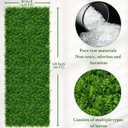ODTORY Artificial Plants Hedge Wall Panels40x120 Inch (33.5 sqft) UV-Anti Greenery Boxwood Fence Privacy Screen, Faux Ivy Grass Wall with Fake Leaves for Indoor Outdoor Background Covering