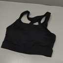 Aoxjox Women's Workout Sports Bras High Impact Fitness Training Gym Khloe Bra Yoga Crop Tank (Black, S)