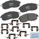 Bendix Priority1 CFC430A Ceramic Front Brake Pads for Select Models INFINITI G35, I30, Nissan 350Z, Altima, Juke, Maxima, Sentra, Tiida