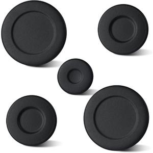 5-Pack W10832694 & W10597133 Gas Stove Burner Cap Replacement Set - Compatible with Whirlpool Gas Stoves, Replaces AP5988633 PS11727796 4363154, Universal Fit for Gas Range Repair