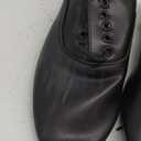 Men's Ballroom Dance Shoes Black Leather Sole Tango Salsa Latin Character Shoe Size M8