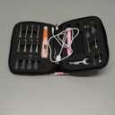 Knitly Light Up Crochet Hooks Set with Digital Counter,18 Size Counting Crochet Hook with 2.0–14.0 mm Interchangeable Hooks,Ergonomic Crochet Kit&Gift for Arthritic Hands, Missing part